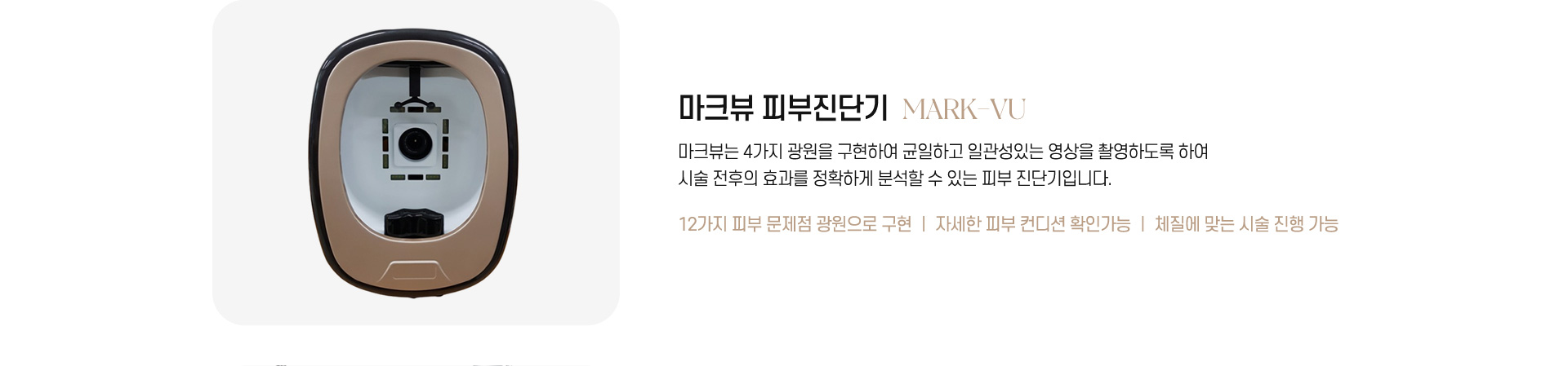 마크뷰 피부진단기