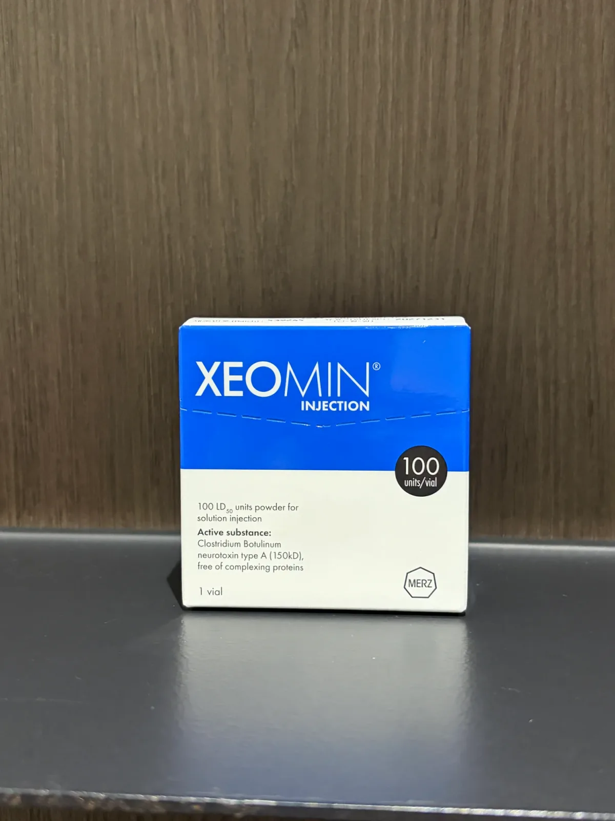 Xeomin product packaging