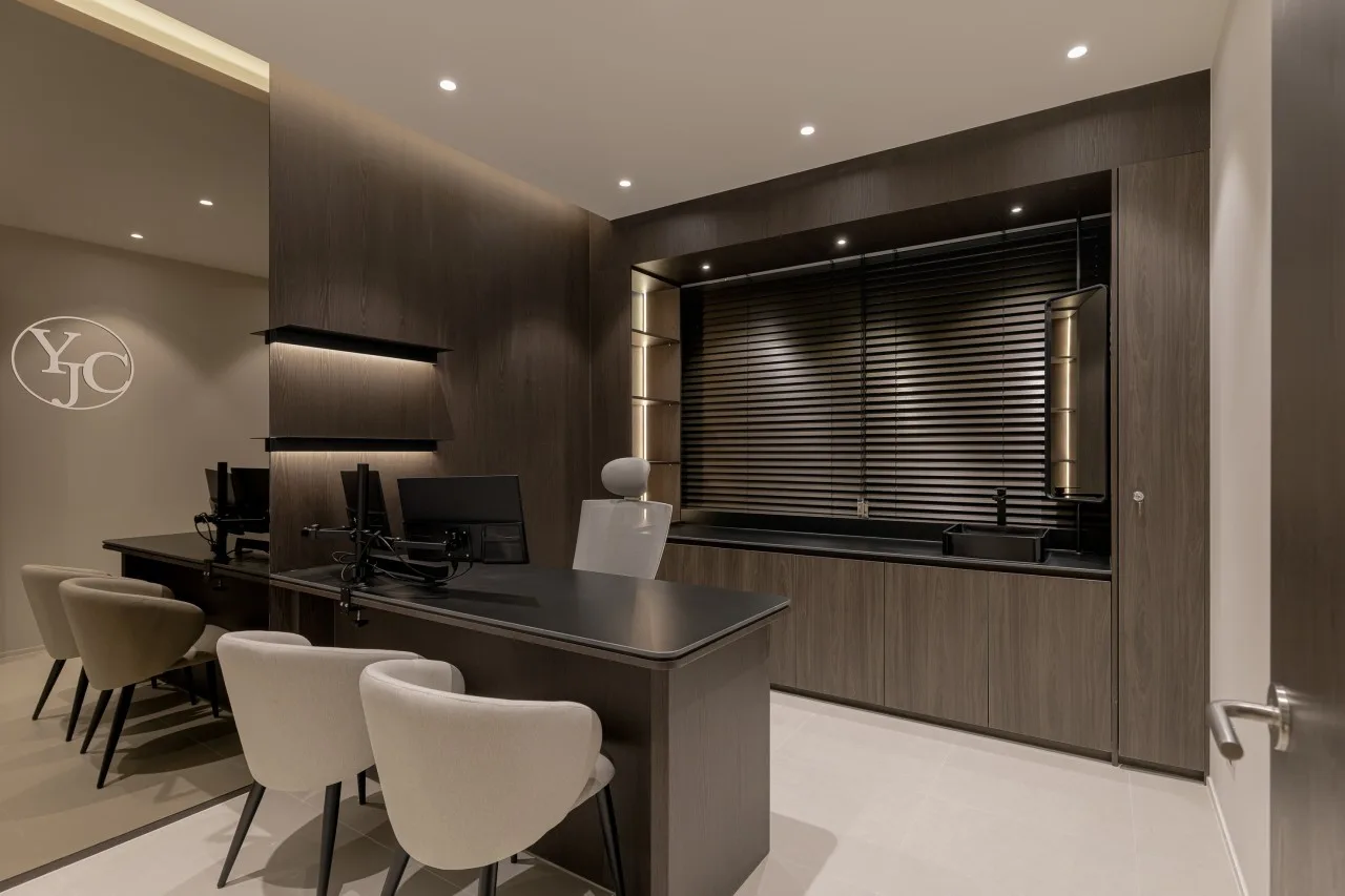 Consultation room at YJ Central Clinic.